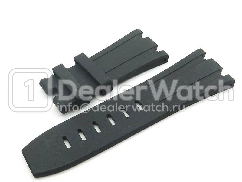 Черный каучуковый ремень для Audemars Piguet Royal Oak Offshore Diver