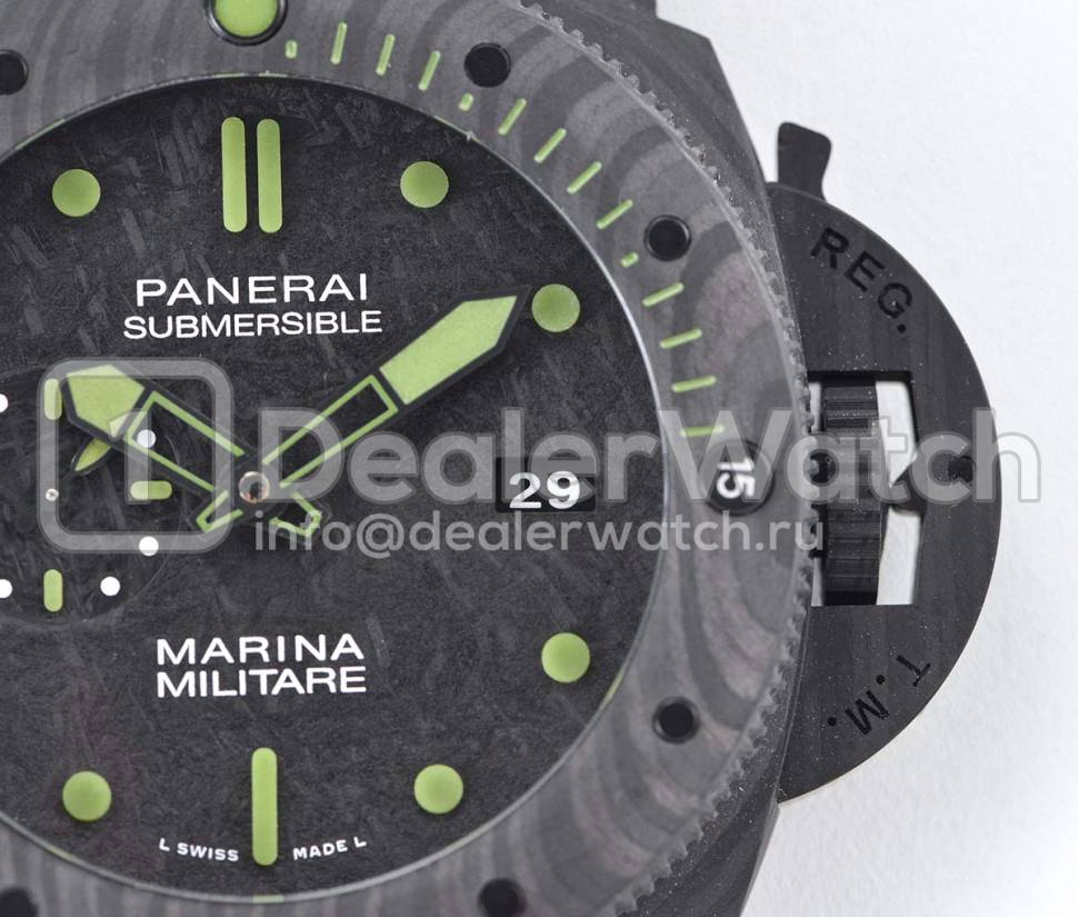 Часы Panerai Submersible Marina Militare Carbotech PAM961