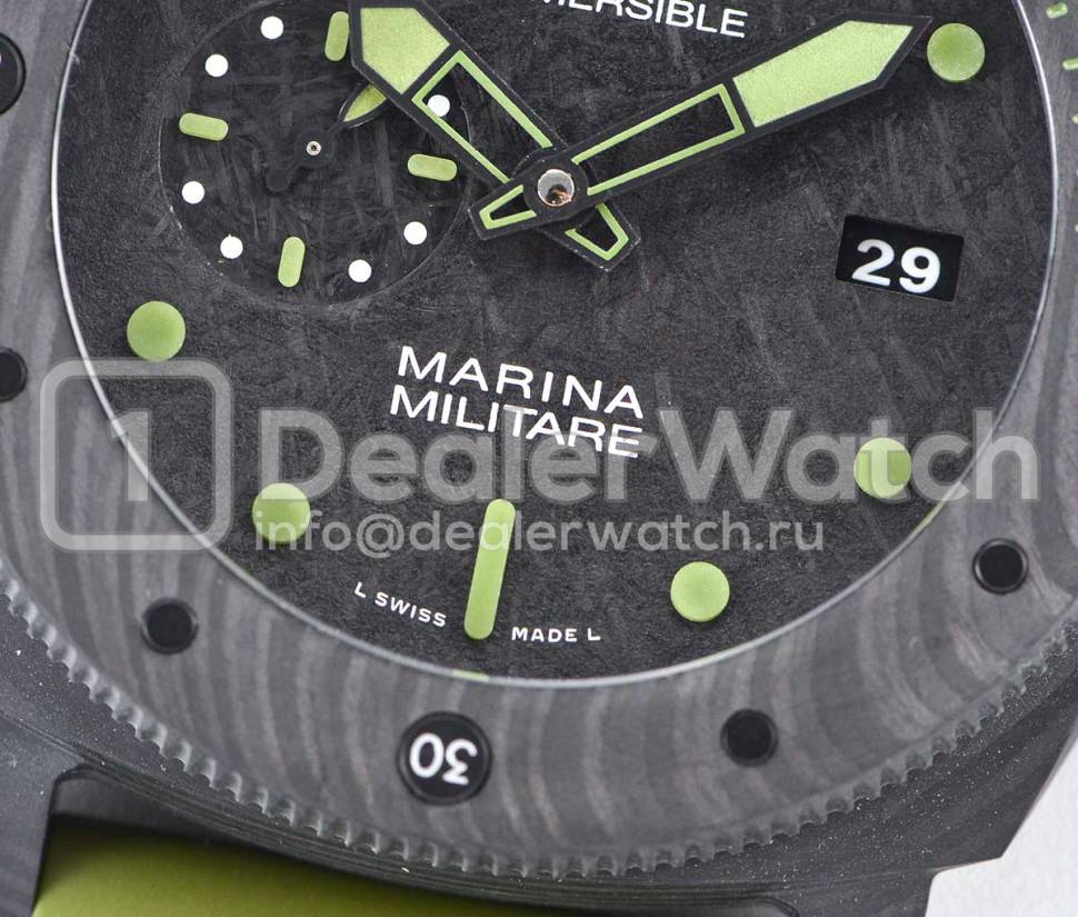 Часы Panerai Submersible Marina Militare Carbotech PAM961