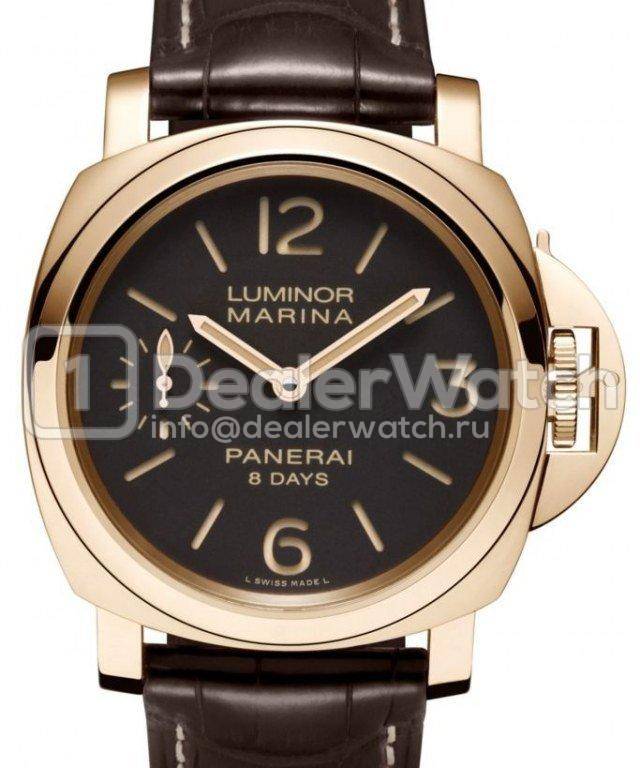 Часы Officine Panerai Luminor Marina 8 Days Oro Rosso PAM 511