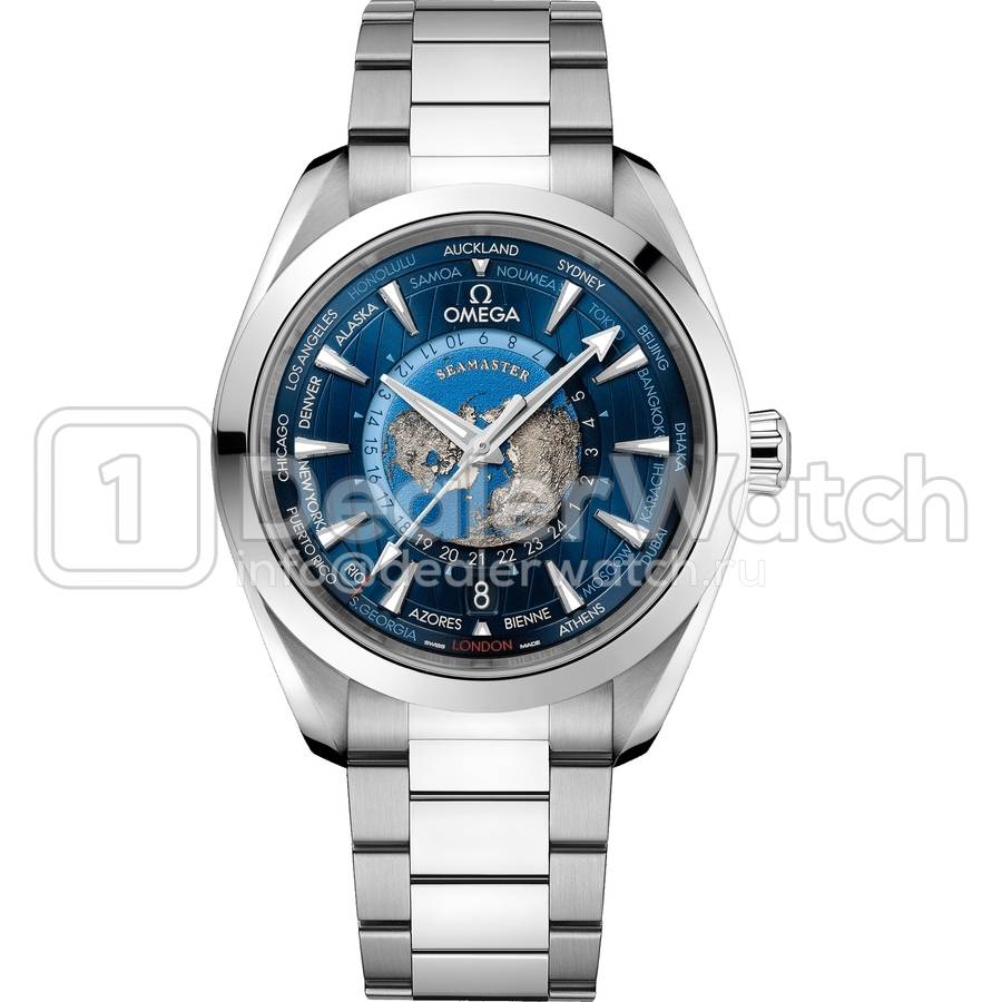 Часы Omega Seamaster Aqua Terra 150M Worldtimer 220.10.43.22.03.001