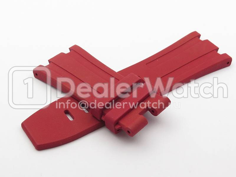 Красный каучуковый ремень для Audemars Piguet Royal Oak Offshore Diver