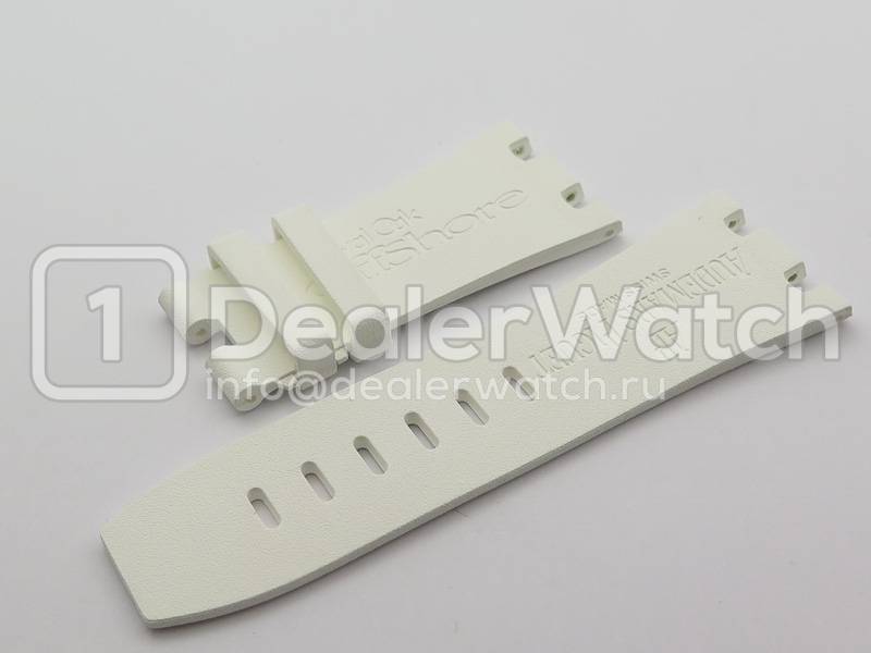 Белый каучуковый ремень для Audemars Piguet Royal Oak Offshore Diver